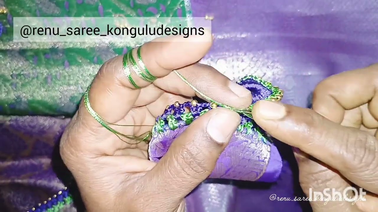 Laxmi kasu design 💛 renu_saree_konguludesigns