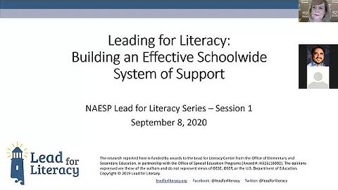 Leading for Literacy: Building an Effective Schoolwide Multi-Tiered System of Support