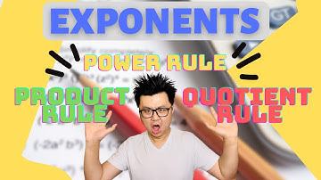 Exponents EXPLAINED! Part 3 - Product, Quotient, and Power rules made EASY