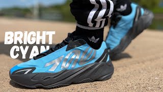 Exactly What We Needed! Yeezy 700 MNVN Bright Cyan Review & On Foot