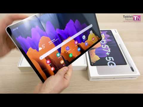 Samsung Galaxy Tab S7+ 5G Unboxing (5G Tablet With 120 Hz Screen, Stylus)