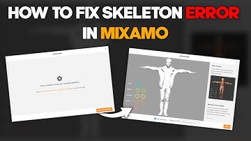 How To Fix "Unable to mapo your existing skeleton" In Mixamo