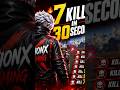 🔥 7 Kills in 30 Seconds 😱 | AxionX Gaming #shorts