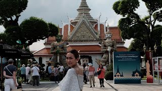 Download Lagu Bangkok Breeze: Cruising Through Wat Arun with City Pop Beats, Thailand MP3