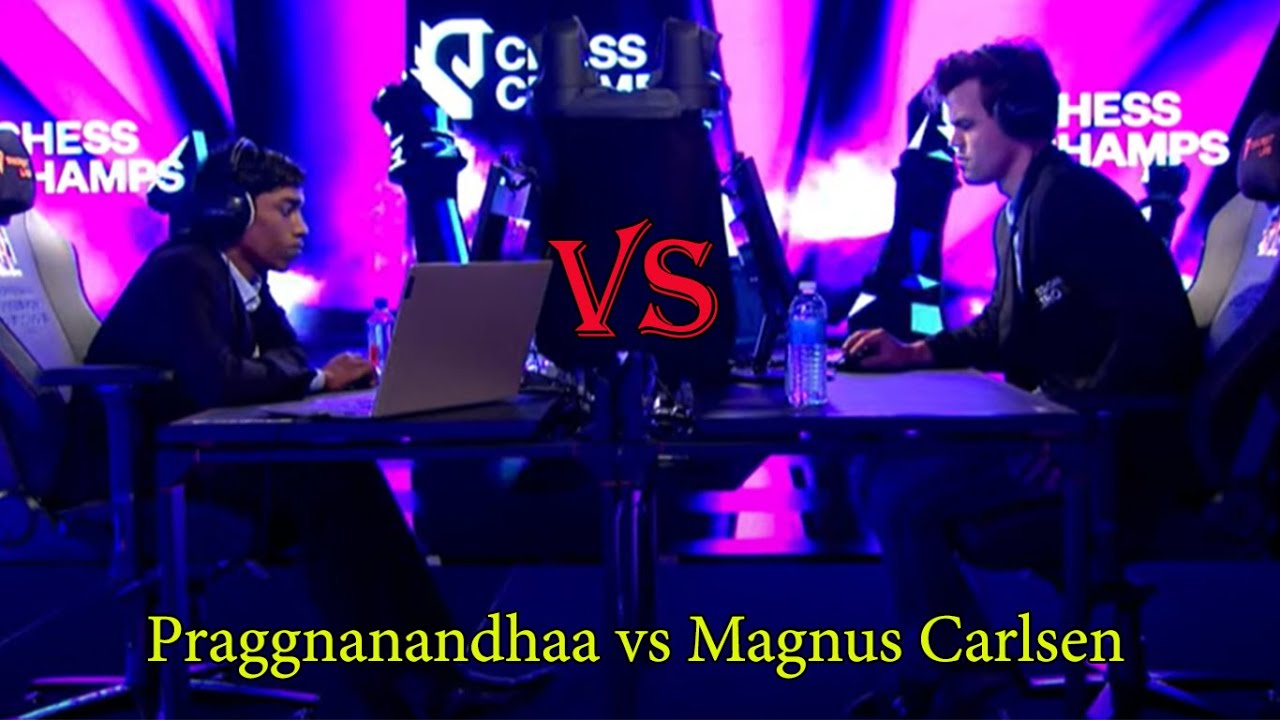 Enquanto Praggnanandhaa e Magnus Carlsen lutavam pelo primeiro