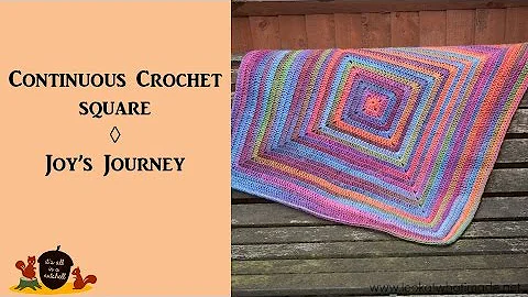 Learn the Art of Continuous Crochet Squares