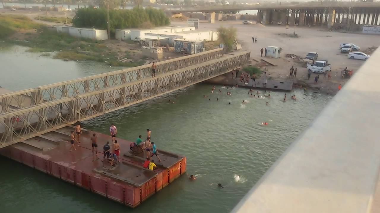 البصره جسر خالد شط العرب