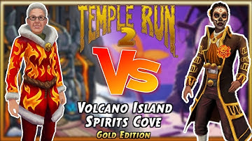 Mrs. Claus Volcanic VS Simone Davies Marigold Volcano Island Temple Run 2