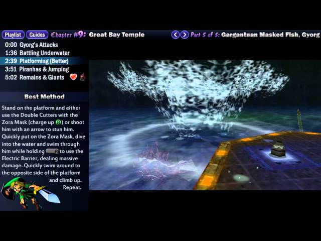 Legend of Zelda Majora's Mask Walkthrough 09 (5/5) "Great Bay Temple: GYORG"