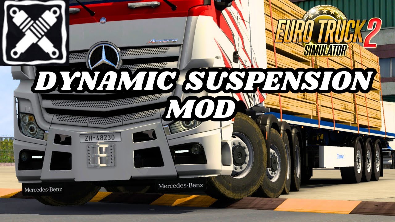 ETS2 Revamped Dynamic Suspension 1.48 ets2 best mods YouTube