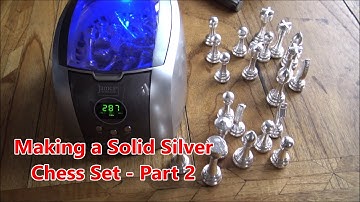 Making a Solid Silver Chess Set - Part 2!
