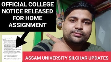 TDC Official Notice Regarding Home Assignment | Non Cbcs | Pranoy Roy