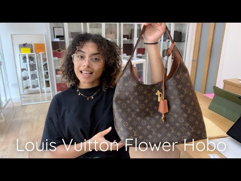 Louis Vuitton Monogram Flower Hobo Caramel 601959