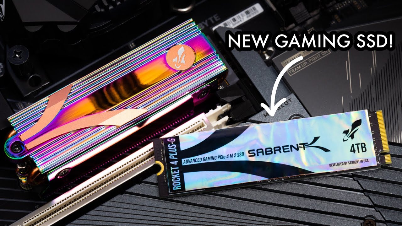 SABRENT Gaming SSD Rocket 4 Plus-G con disipador térmico 4TB PCIe Gen 4  NVMe M.2 2280 Unidad de Estado sólido Interna, hasta 7GBps de Velocidad