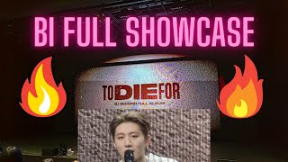 B.I 비아이 SECOND ALBUM TO DIE FOR SHOWCASE 23.06.01 (FULL VERSION)