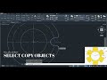 Making a 2D Practice drawing in AutoCAD with Polar array command