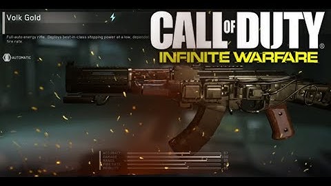 Infinite Warfare:  HIDDEN "Volk - Gold" Variant (RAREST VARIANT in Infinite Warfare)