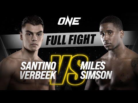 Santino Verbeek vs. Miles Simson | ONE Championship Full Fight