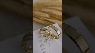 Alianças Coimbra Ouro 18K - Fabile