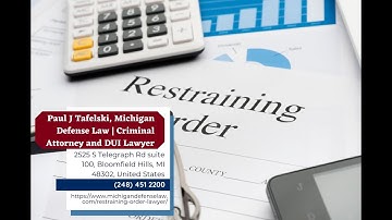 Oakland County Personal Protection Order Lawyer by Paul J. Tafelski