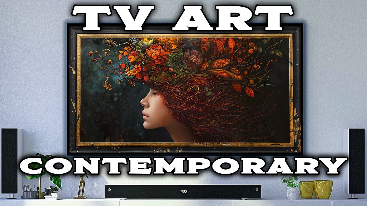 Contemporary Art | Framed TV Wall Art Slideshow | TV ScreenSaver | 4K No Music