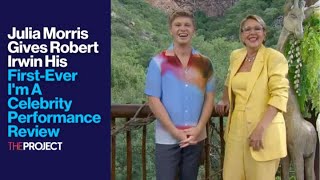 Julia Morris Gives Robert Irwin His First Ever I'm A Celebrity Performance Review