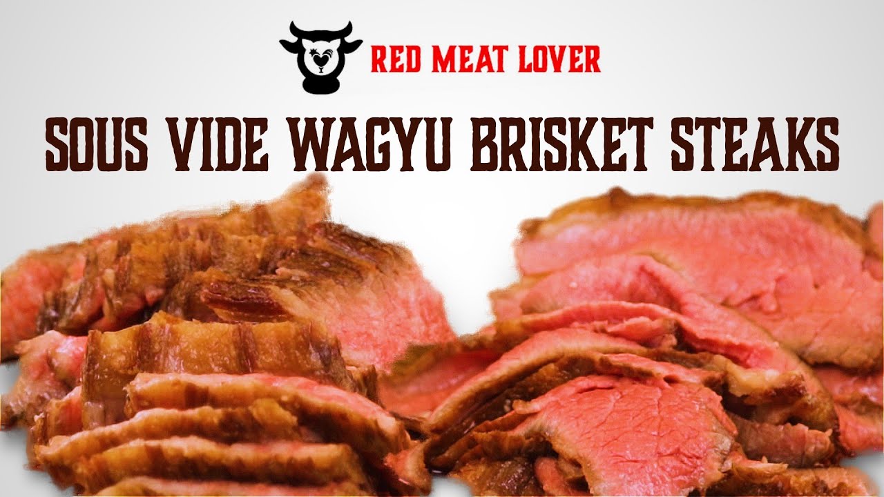 How to Cook Wagyu Beef Brisket Steaks-Sous Vide Wagyu Experiment!
