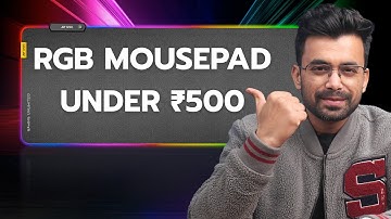 🌈 RGB Mousepad under ₹500 | Ant Esports MP400R
