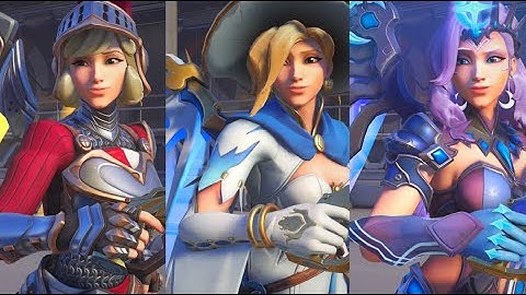 NEW Mercy Rescue Run Highlight Intro with Different Skins | Overwatch 2