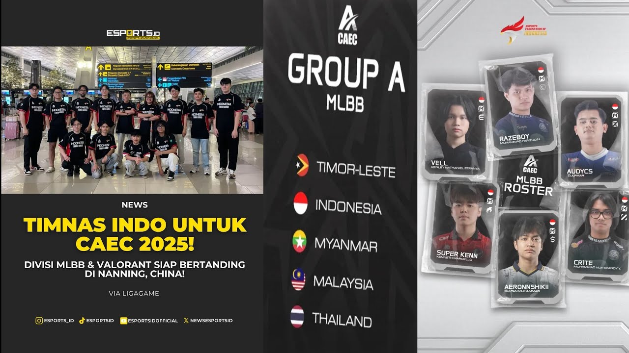 AERONSHIKI x KING KADIR AUDYCS !! ROSTER TIMNAS MLBB China ASEAN Esports Competition 2025 ( CAEC )