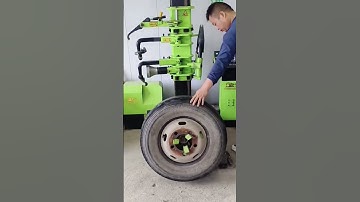 Remove Bus Tires with This Incredible Machine