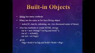 ELEMENTS OF OBJECTS IN JAVASCRIPT