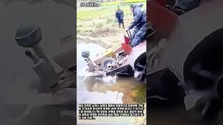 수륙양용 특수 농기계의 위력 #process #agriculture #tractor #engineering #farming