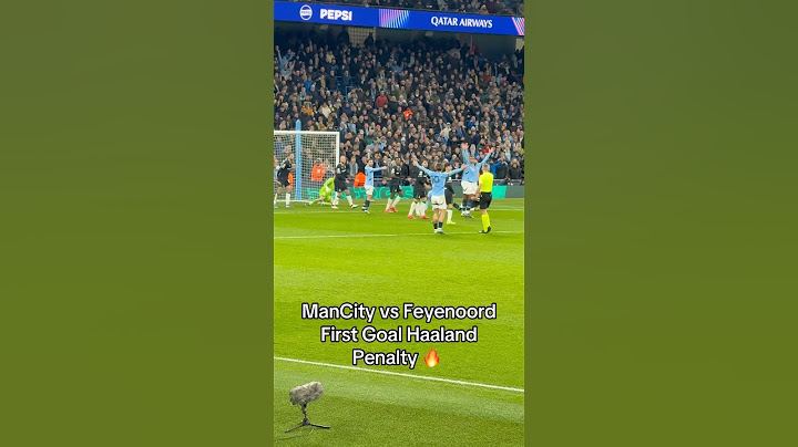 Manchester City vs Feyenoord - Haaland first goal with penalty #haalandgoal
