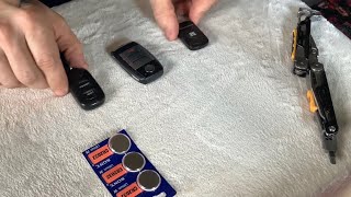 How to change the battery in a key fob