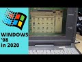Compaq Contura 400C running Windows 98 in 2020