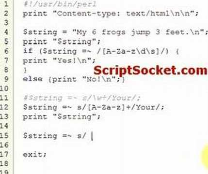 Perl Tutorial 113 - Regex: Character Classes
