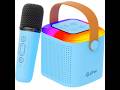 pTron Fusion Tunes 10W Mini Bluetooth Speaker | Karaoke Mic | 8Hrs Playtime &amp; RGB Lights
