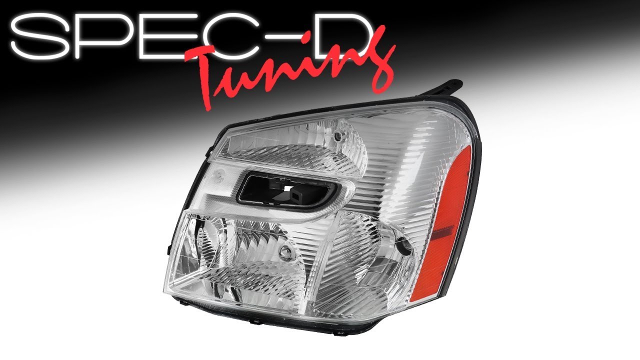 Pair Of Chrome Amber Corner Headlights For 2005-2009 Equinox Pair Of Chrome Headlights For 2005-2009 Chevy Equinox - Amber Corner, DOT/SAE Certified Headlight Assembly Pair