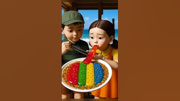 Squid Game AI Edible Slime Popping Candy ASMR #squidgame #squidgame2 #ai #asmr