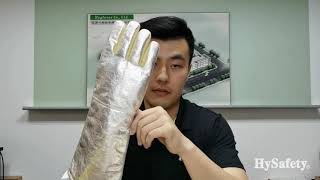 280G Felt Dexterity Level 5 Heat Resistant Work Gloves Up To 500 Degrees