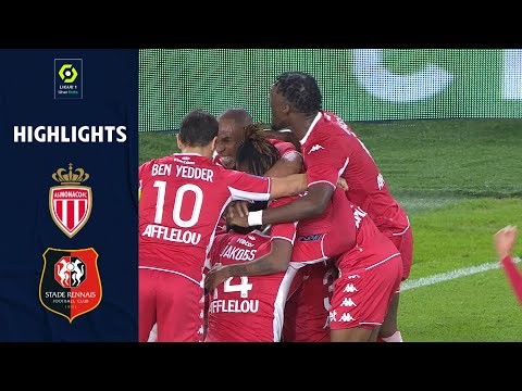 AS MONACO - STADE RENNAIS FC (2 - 1) - Highlights - (ASM - SRFC) / 2021-2022