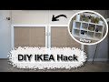 IKEA Hack | DIY Media Console | IKEA Transformation FLYSTA ( KALLAX )