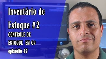 Curso grátis de ASP.NET MVC: inventário de Estoque #2 - backend