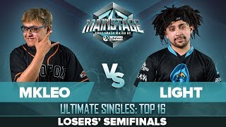 MkLeo vs Light - Losers' Semifinals: Ultimate Singles - Mainstage | Joker vs Fox