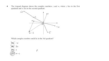 Maths exam walkthrough/solutions: 2016 HSC Mathematics Extension 2 part1/7