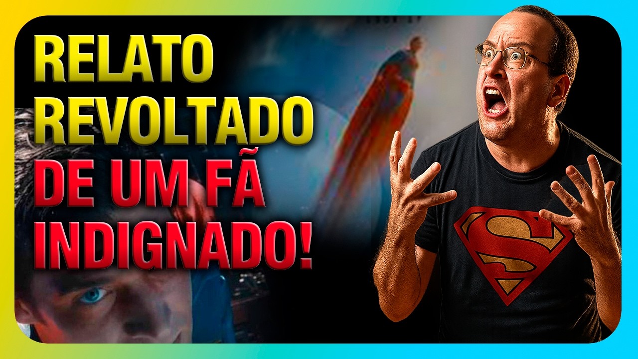 FÃ REVOLTADO COM NOVO FILME DO SUPERMAN VIRALIZA | ESSE SUPERMAN É PODRE