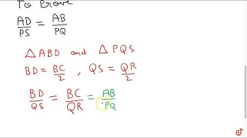 If two triangles are similar; prove that the ratio of the corresponding sides is same as the r