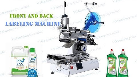 semi automatic front and back labeling machine for oval bottles|benchtop sticker label applicators
