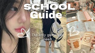 The Ultimate School Guide for new school year | Glowup, time management, Study tips